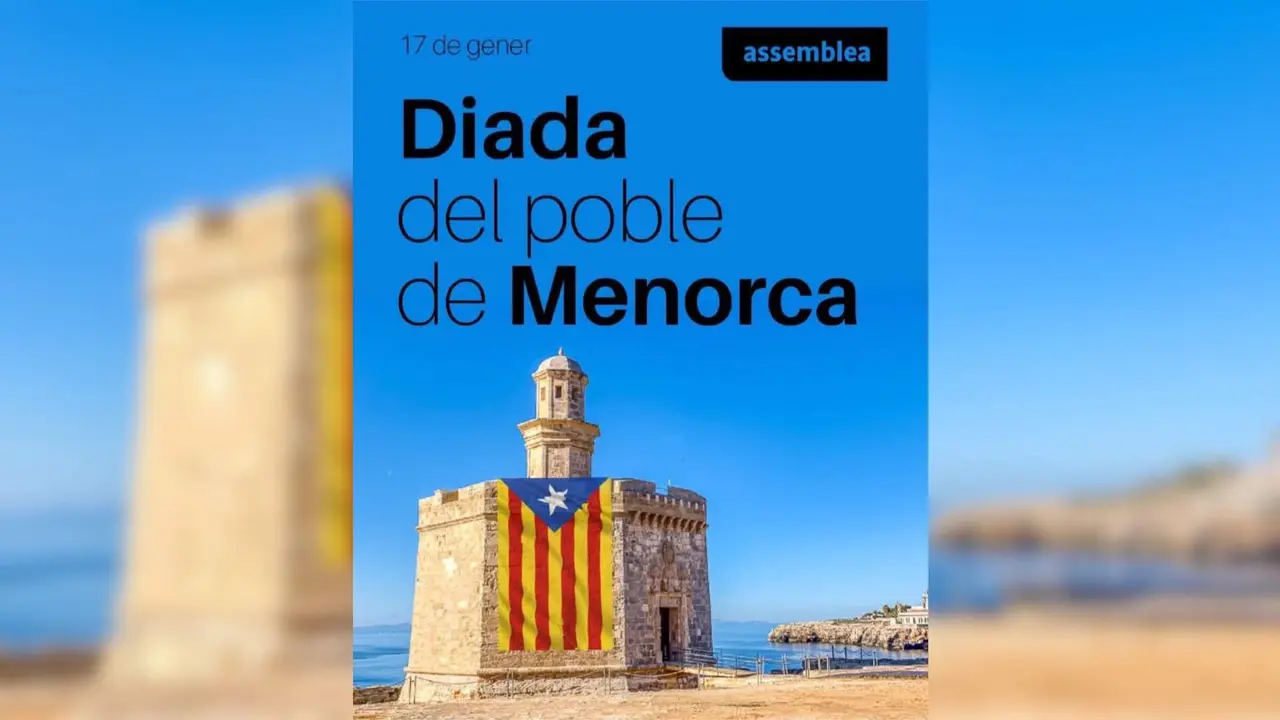 El cartell de l'Assemblea per la Diada de Menorca genera divisi&oacute; d'opinions a l'illa.