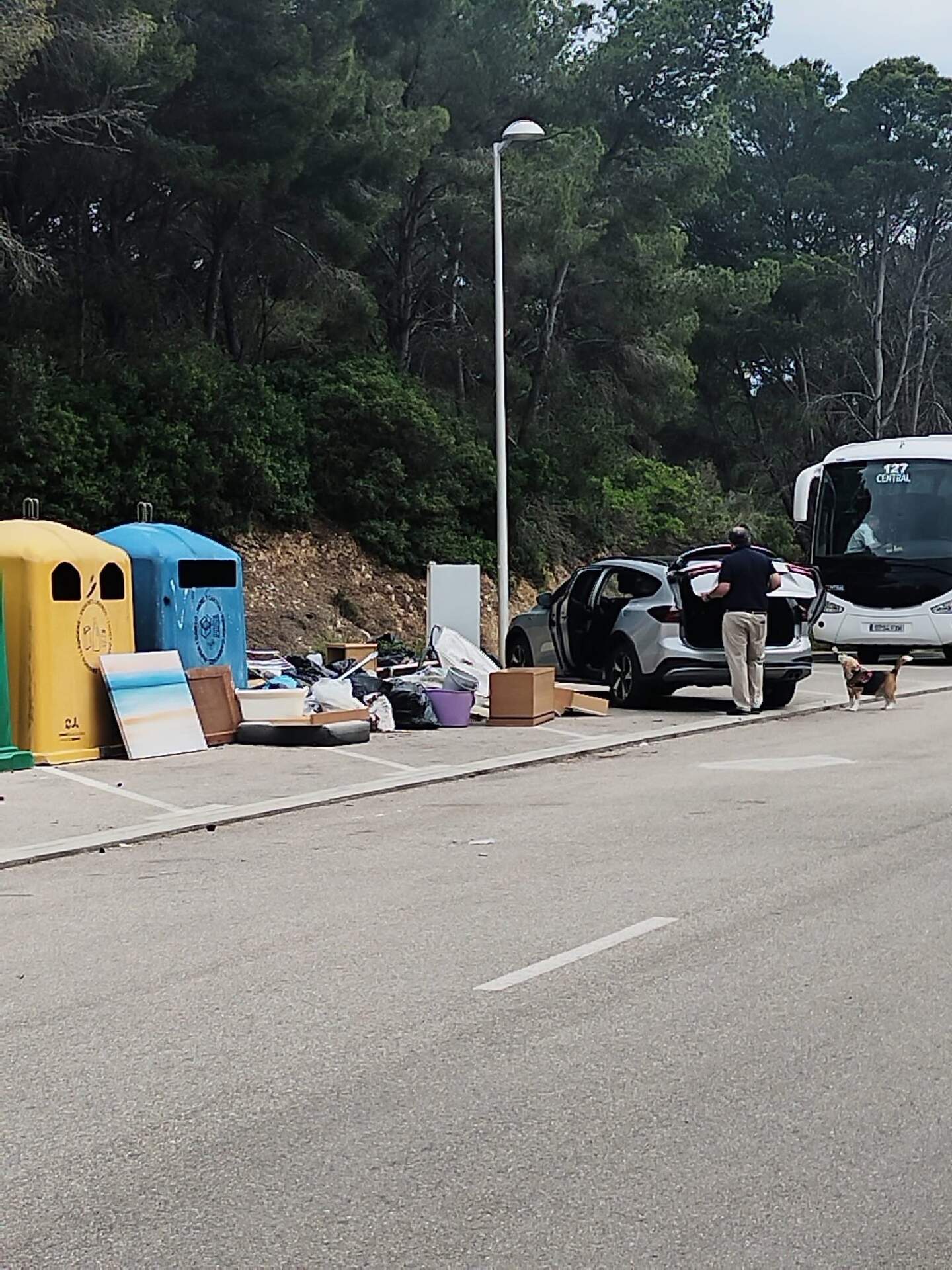 Estat de degradació del centre comercial de Son Parc